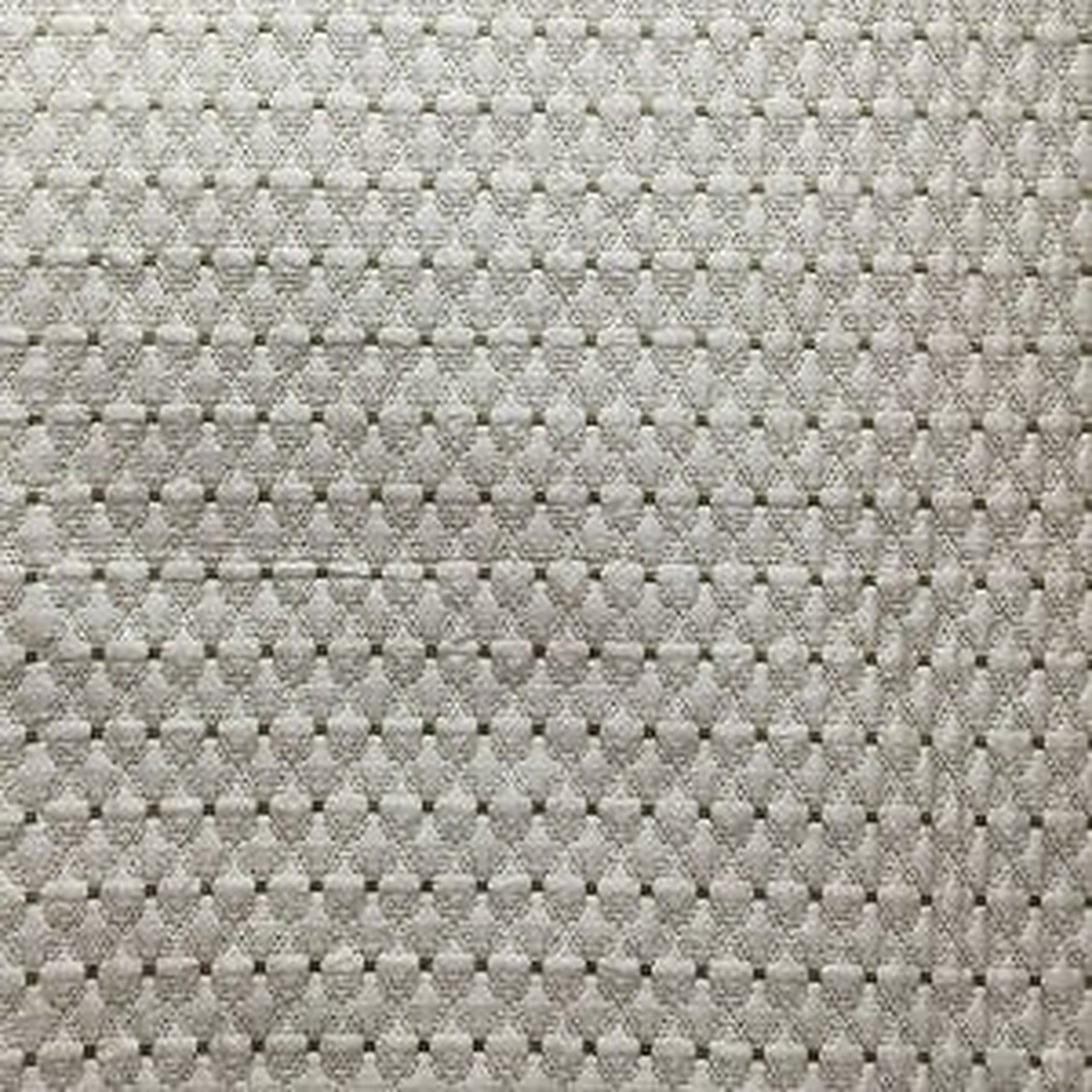 Griffith Fabric in color Leaf is a Embossed Triangle Geometric Silk Fabric pattern good for Drapery & Curtain Fabric