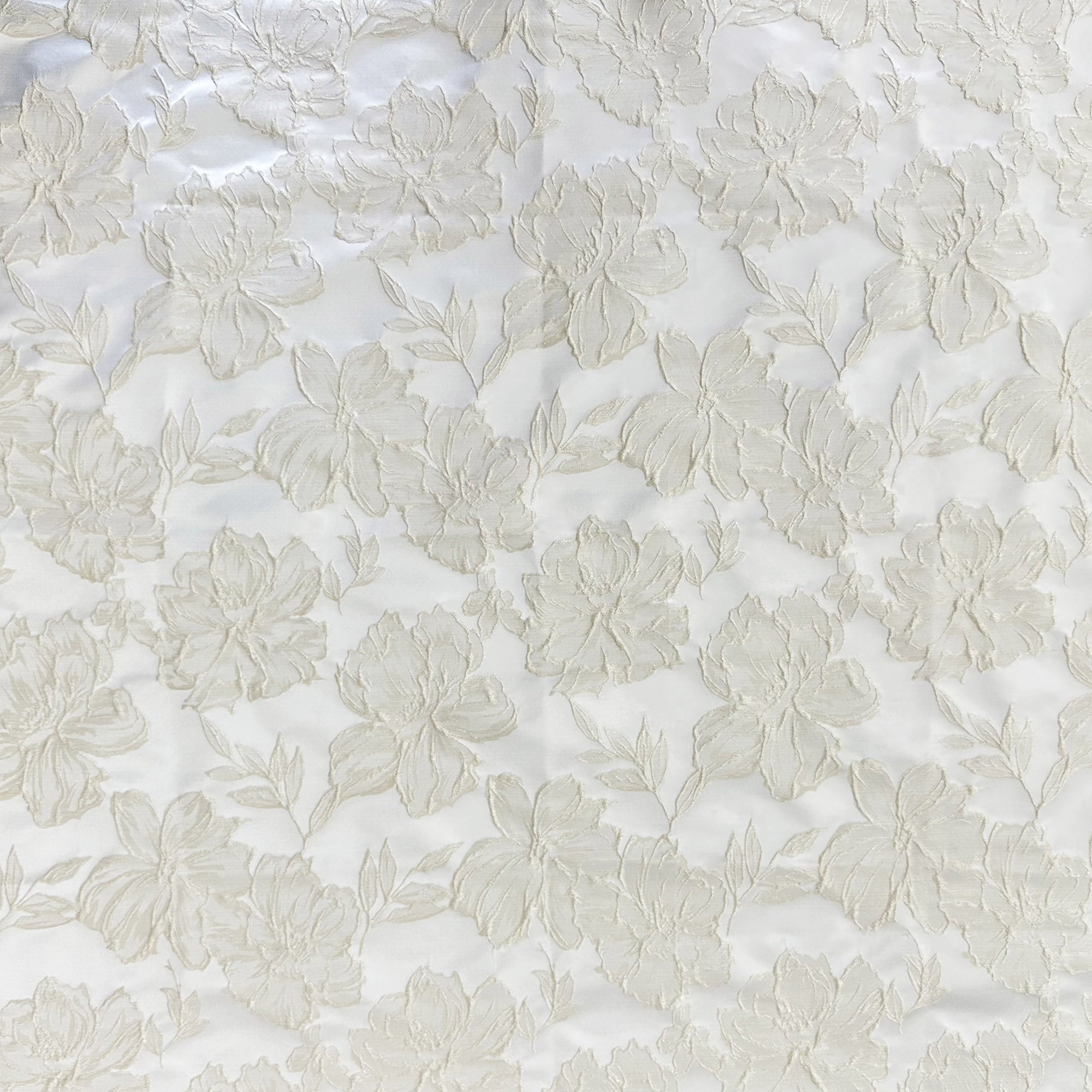 Haiden Fabric | Shiny Floral Jacquard