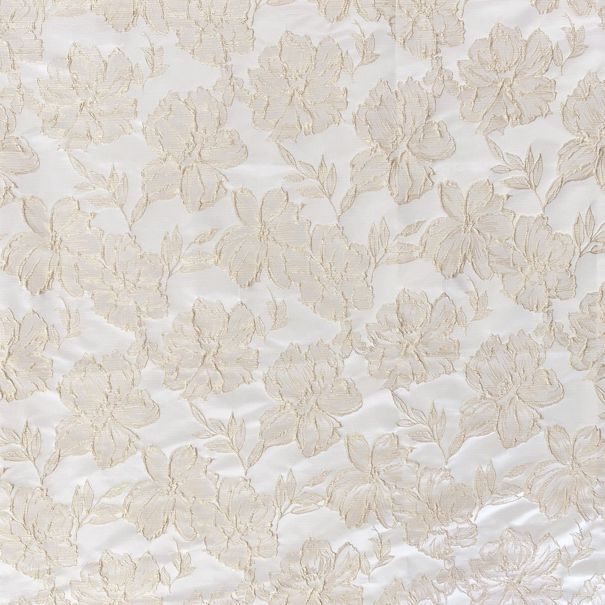 Haiden Fabric | Shiny Floral Jacquard