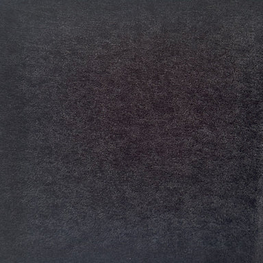 Hermes fabric in color Black showcasing fabric solid chenille velvet upholstery fabric.