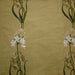 Honora Fabric in color Brass is a Floral Embroidered Silk Fabric pattern good for Drapery & Curtain Fabric