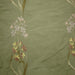 Honora Fabric in color Sage is a Floral Embroidered Silk Fabric pattern good for Drapery & Curtain Fabric