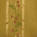 Ivy Fabric in color Antique Gold is a Striped Floral Embroidered Silk Fabric pattern good for Drapery & Curtain Fabric