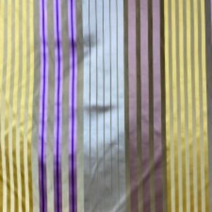 Jesse Fabric in color Natural is a Multi-Colored Stripe Silk Fabric pattern good for Drapery & Curtain Fabric