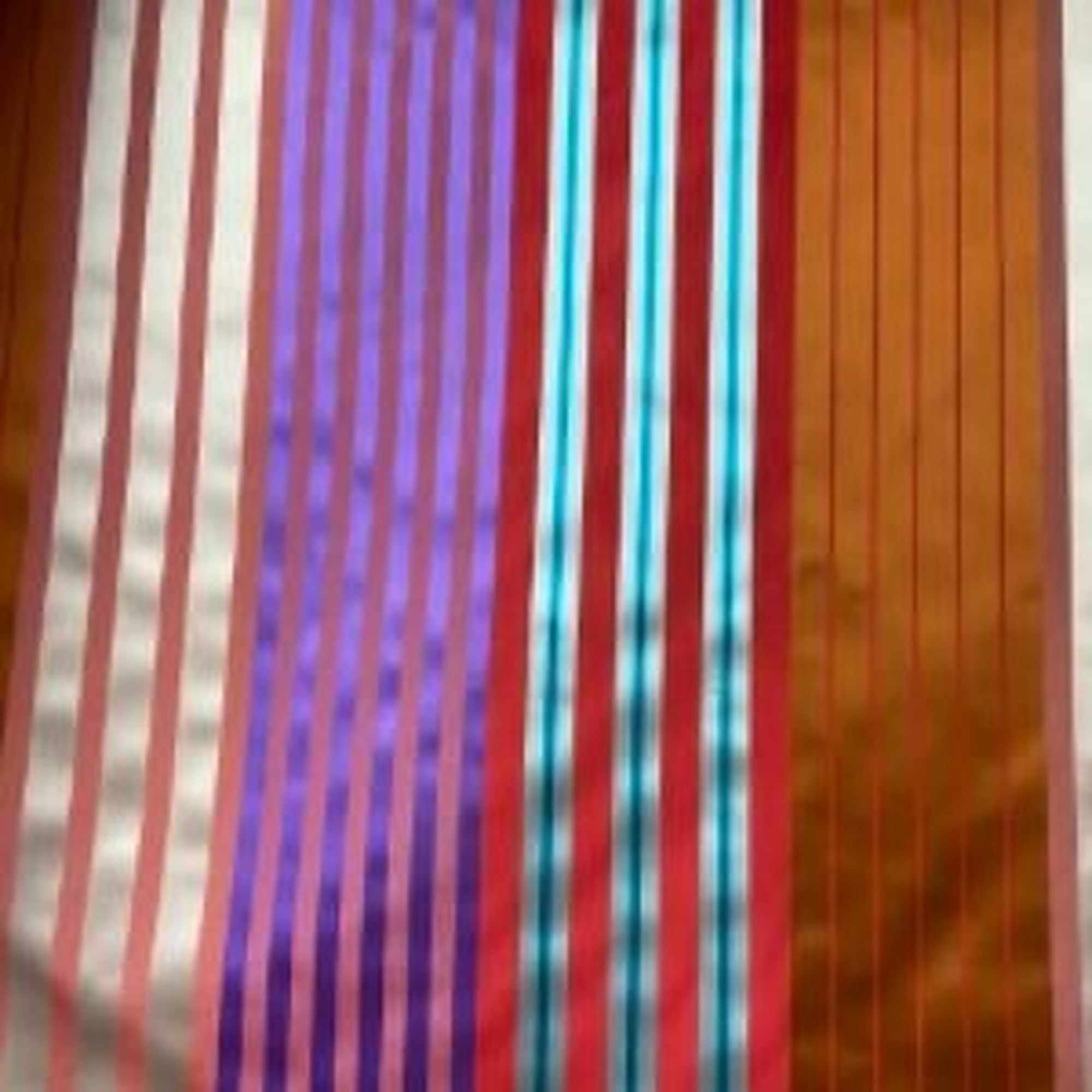 Jesse Fabric in color Sienna is a Multi-Colored Stripe Silk Fabric pattern good for Drapery & Curtain Fabric