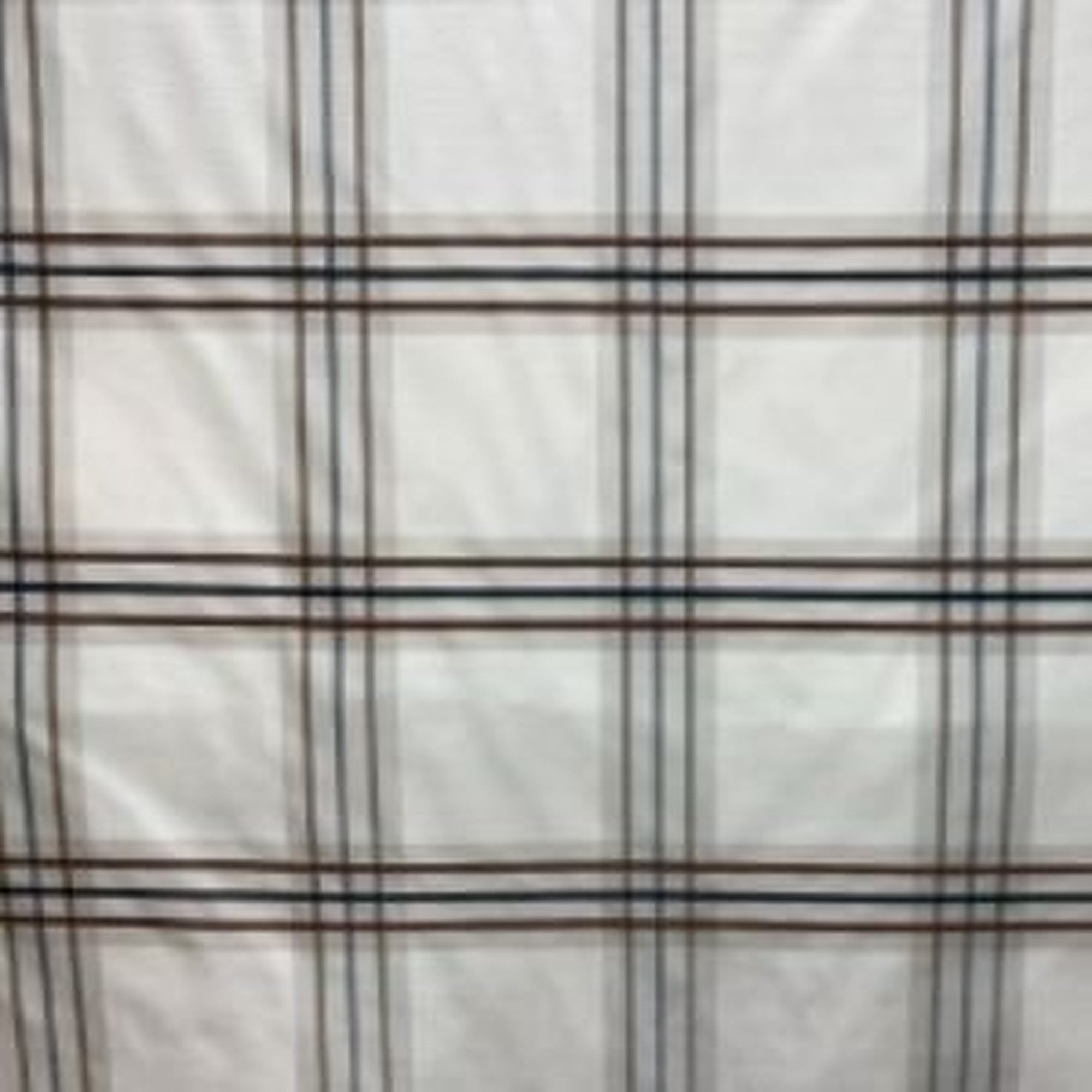 Julian Fabric in color Natural is a Small Square Multi-Colored Stripe Silk Fabric pattern good for Drapery & Curtain Fabric