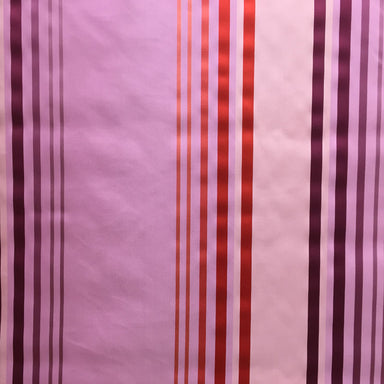 Justin Fabric in color Crocus is a Shiny Multi-Colored Stripe Silk Fabric pattern good for Drapery & Curtain Fabric