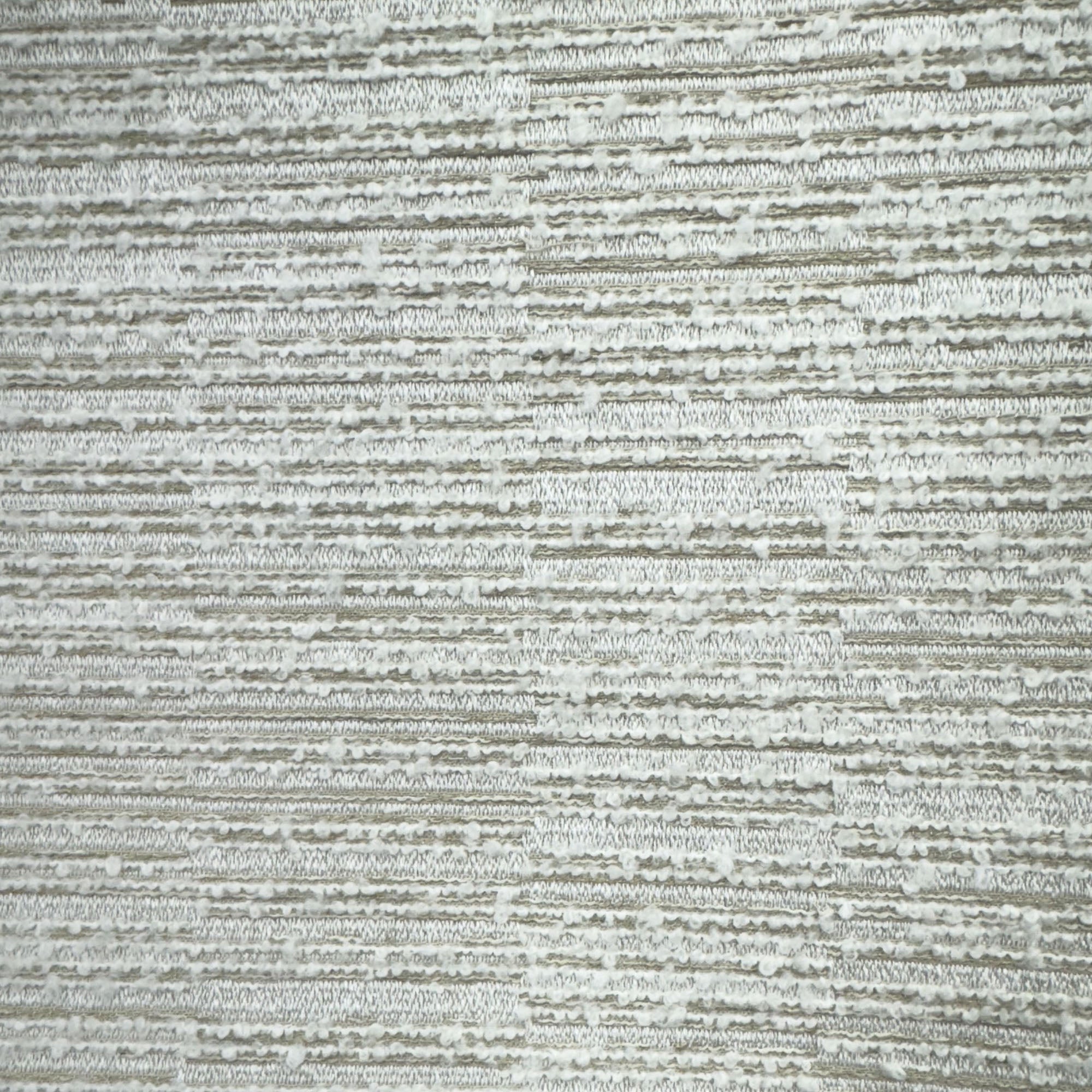 Kamara Fabric in color Ivory is a Striped Boucle Textured Fabric that is good for Upholstery Fabric