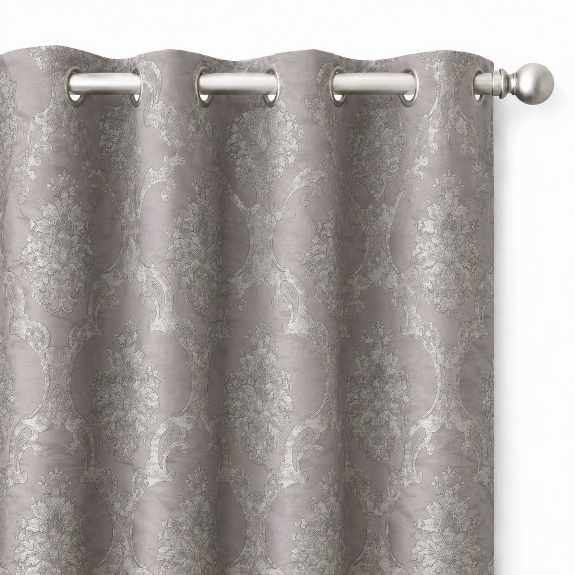 Katherine Fabric | Textured Damask Faux Silk Fabric | Drapery & Curtain Fabric and Table Linen Fabric