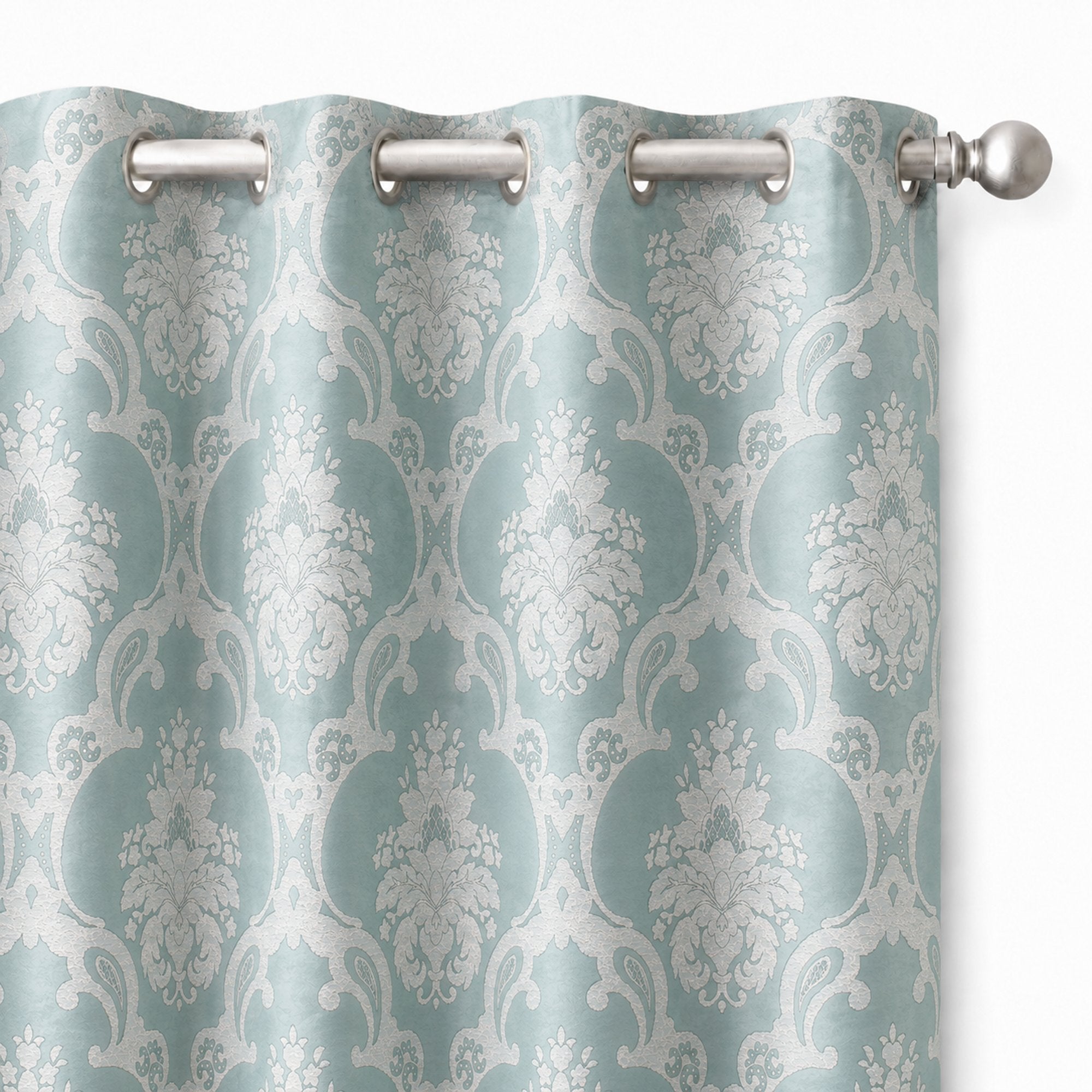 Katherine Fabric | Textured Damask Faux Silk Fabric | Drapery & Curtain Fabric and Table Linen Fabric