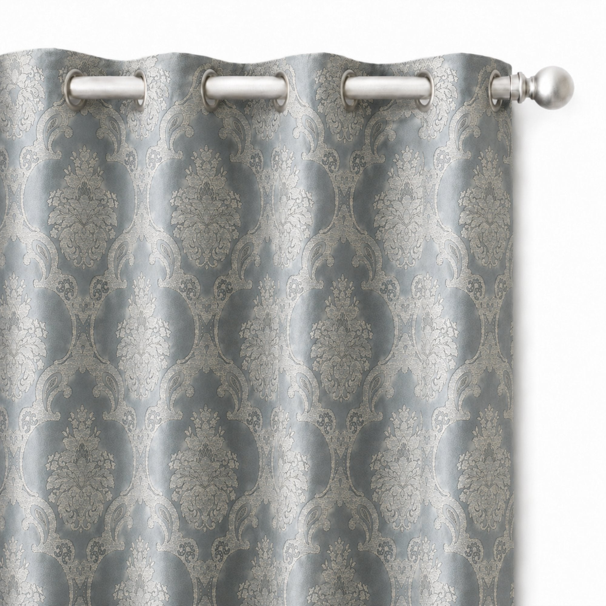 Katherine Fabric | Textured Damask Faux Silk Fabric | Drapery & Curtain Fabric and Table Linen Fabric