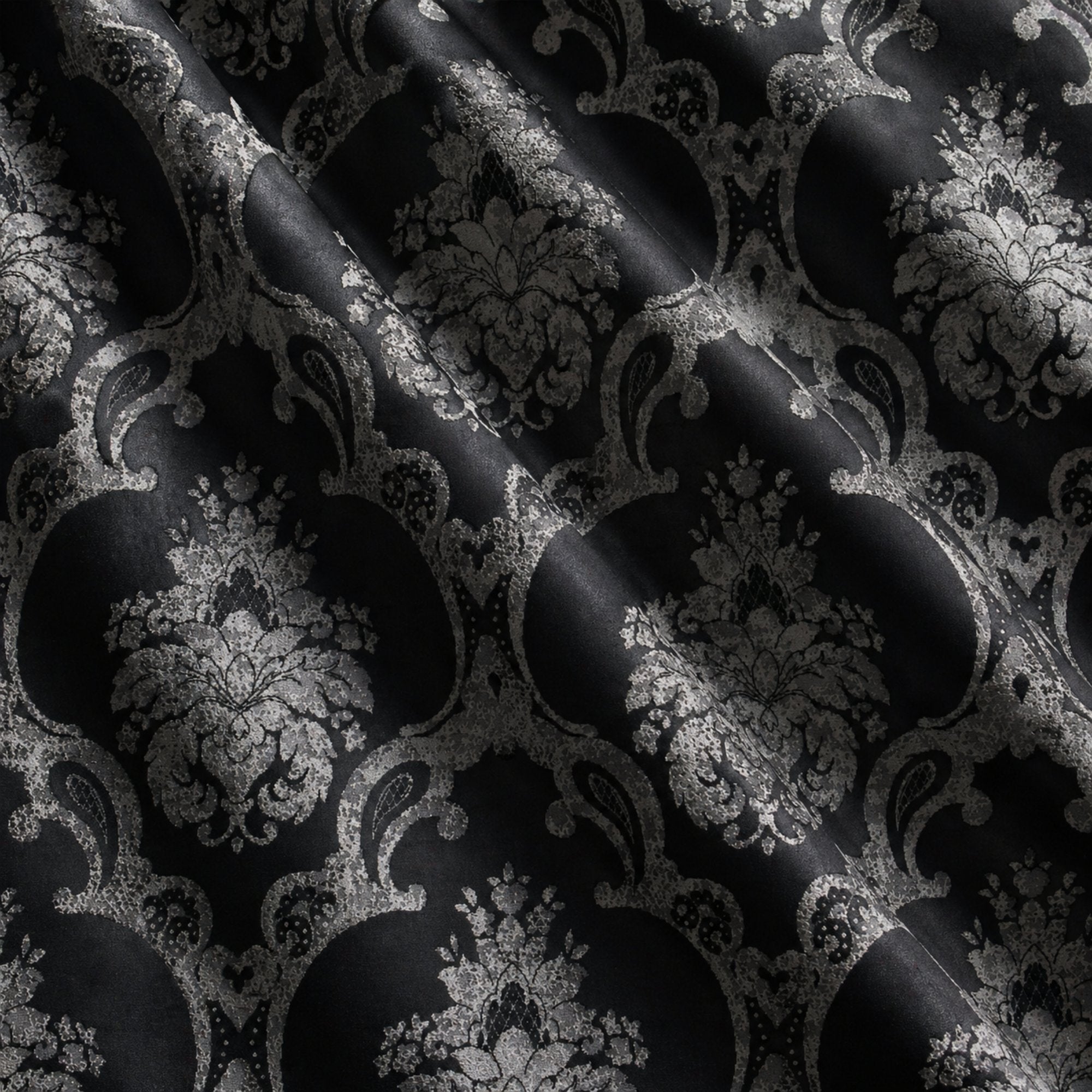 Katherine Fabric | Textured Damask Faux Silk Fabric | Drapery & Curtain Fabric and Table Linen Fabric