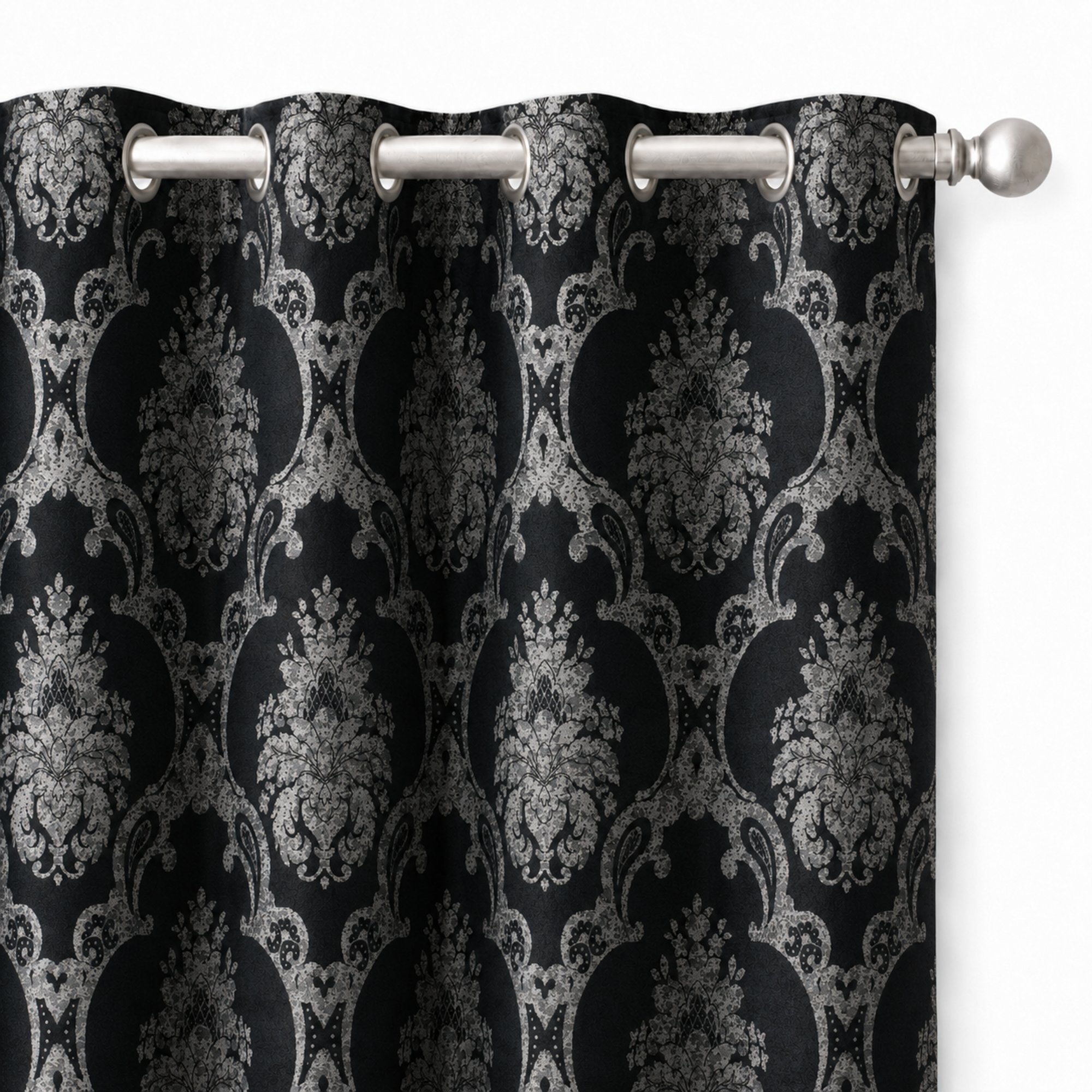 Katherine Fabric | Textured Damask Faux Silk Fabric | Drapery & Curtain Fabric and Table Linen Fabric
