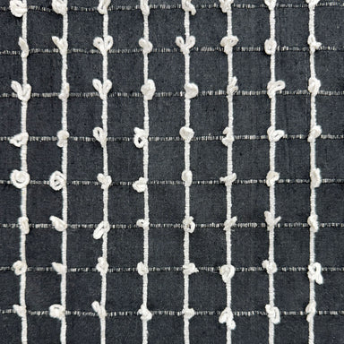 Kerala Fabric | Small Square Tufted Knots Silk Fabric | Drapery & Curtain Fabric