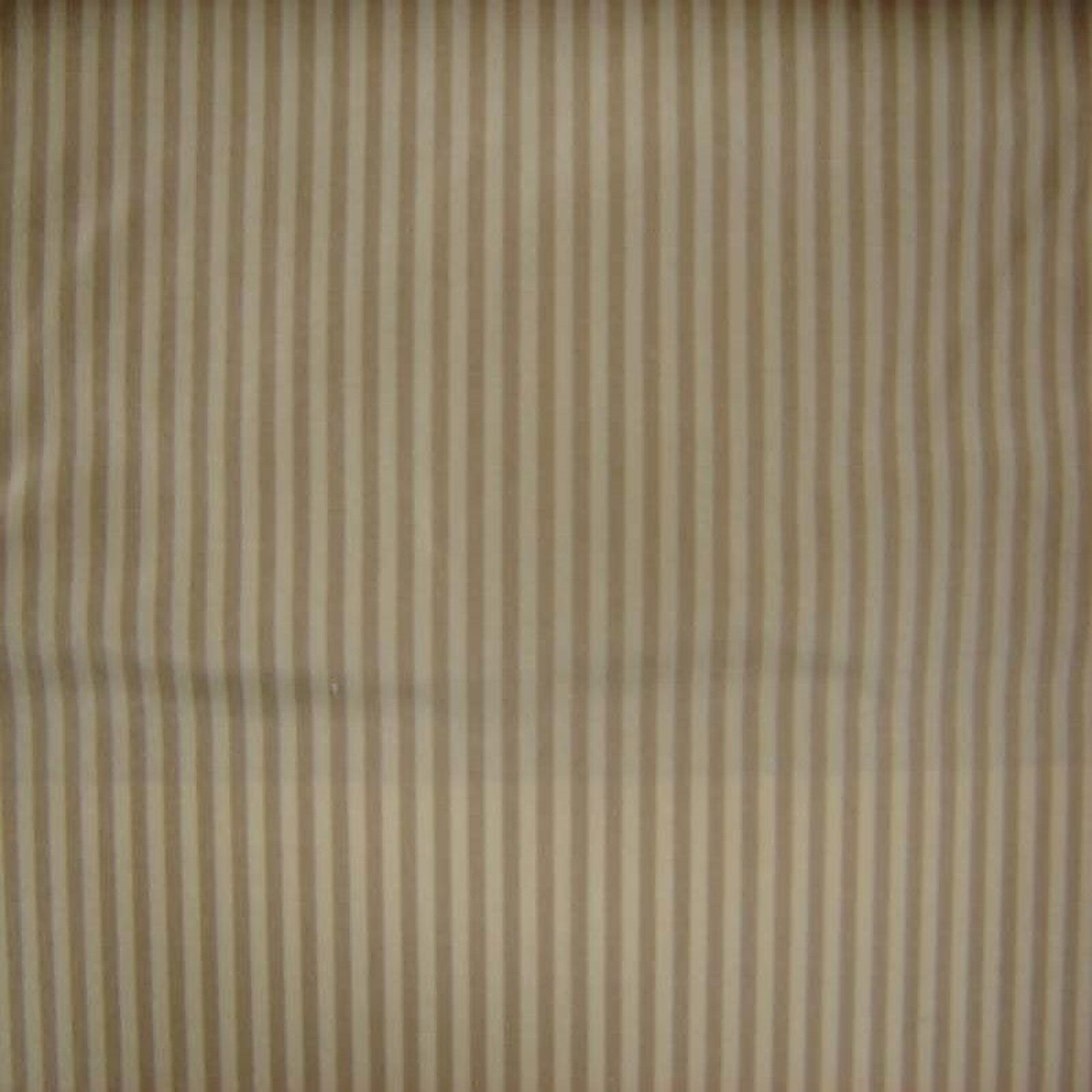 Lauren Fabric in color Vanilla is a Two-Toned Stripe Silk Fabric pattern good for Drapery & Curtain Fabric-Tagged