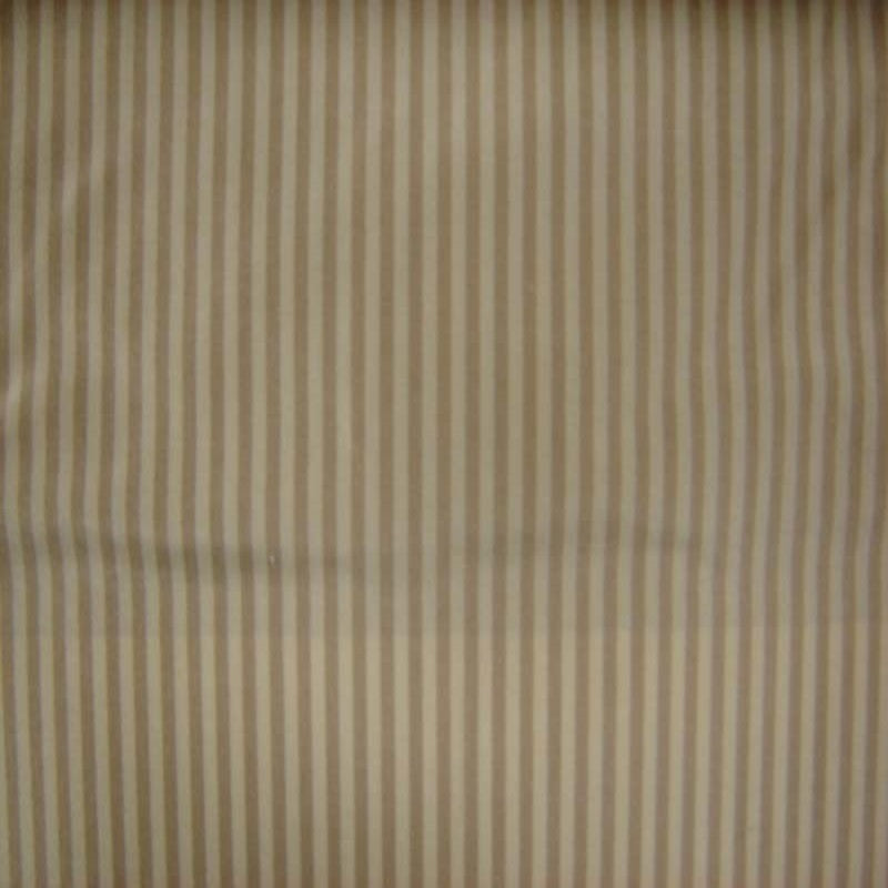 Lauren Fabric in color Vanilla is a Two-Toned Stripe Silk Fabric pattern good for Drapery & Curtain Fabric-Tagged