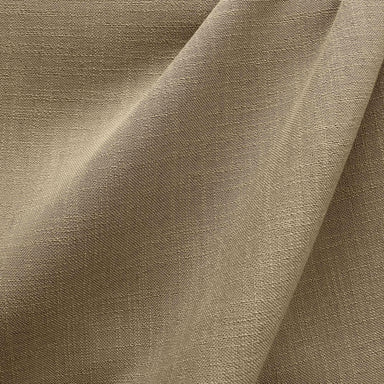Linati Fabric in color Mocha that has a wavy look is a Solid Linen Look Fabric that is good for Drapery & Curtain Fabric and Upholstery Fabric and Table Linen Fabric