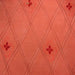 Lucile Fabric in color Fire is a Diamond Floral Embroidered Silk Fabric pattern good for Drapery & Curtain Fabric-Tagged