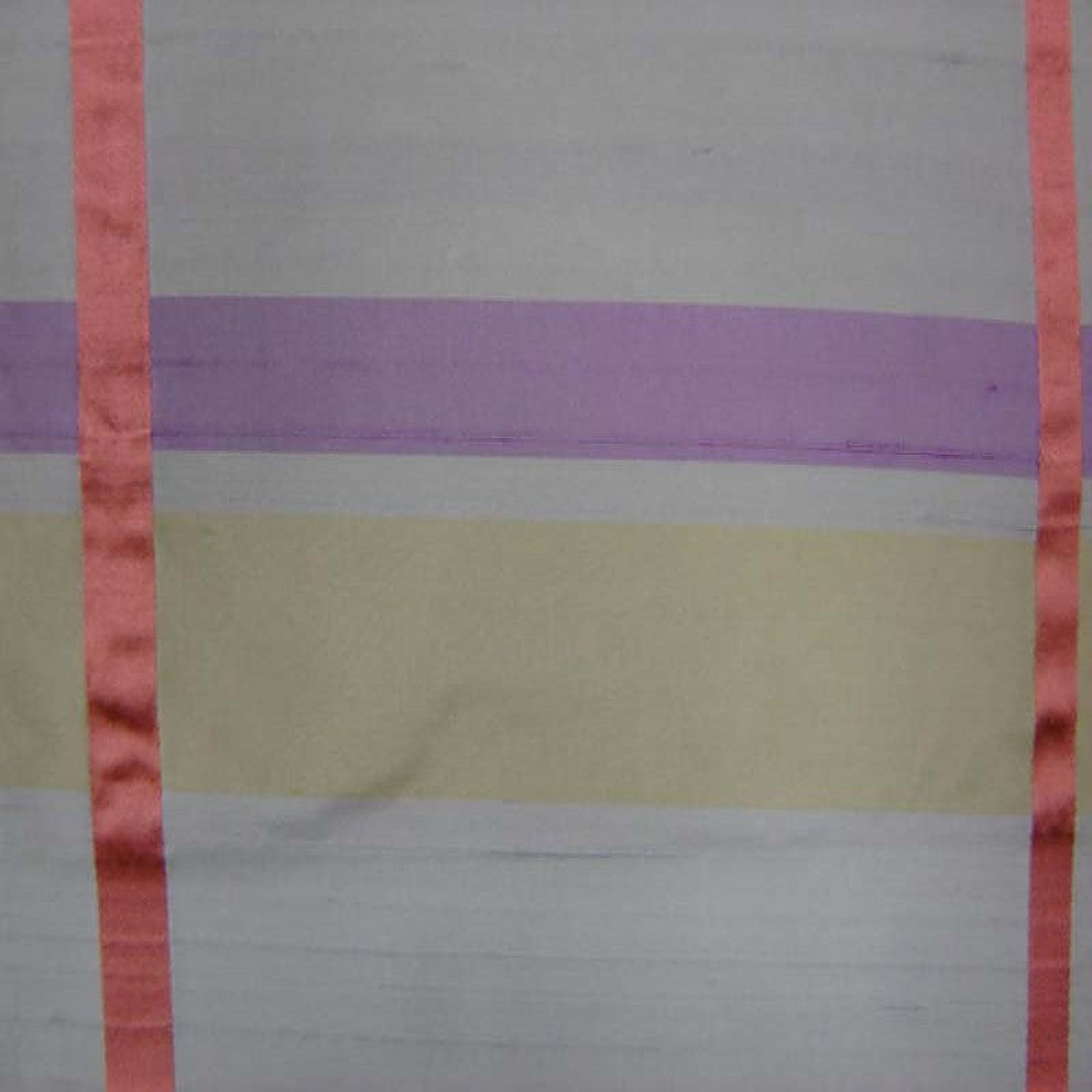 Manhattan Fabric in color Bluebell is a Multi-Colored Stripe Silk Fabric pattern good for Drapery & Curtain Fabric