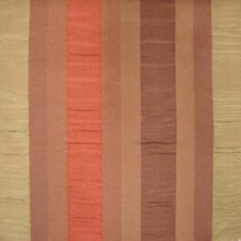 Martini Fabric in color Chocolate is a Multi-Colored Stripe Silk Fabric pattern good for Drapery & Curtain Fabric