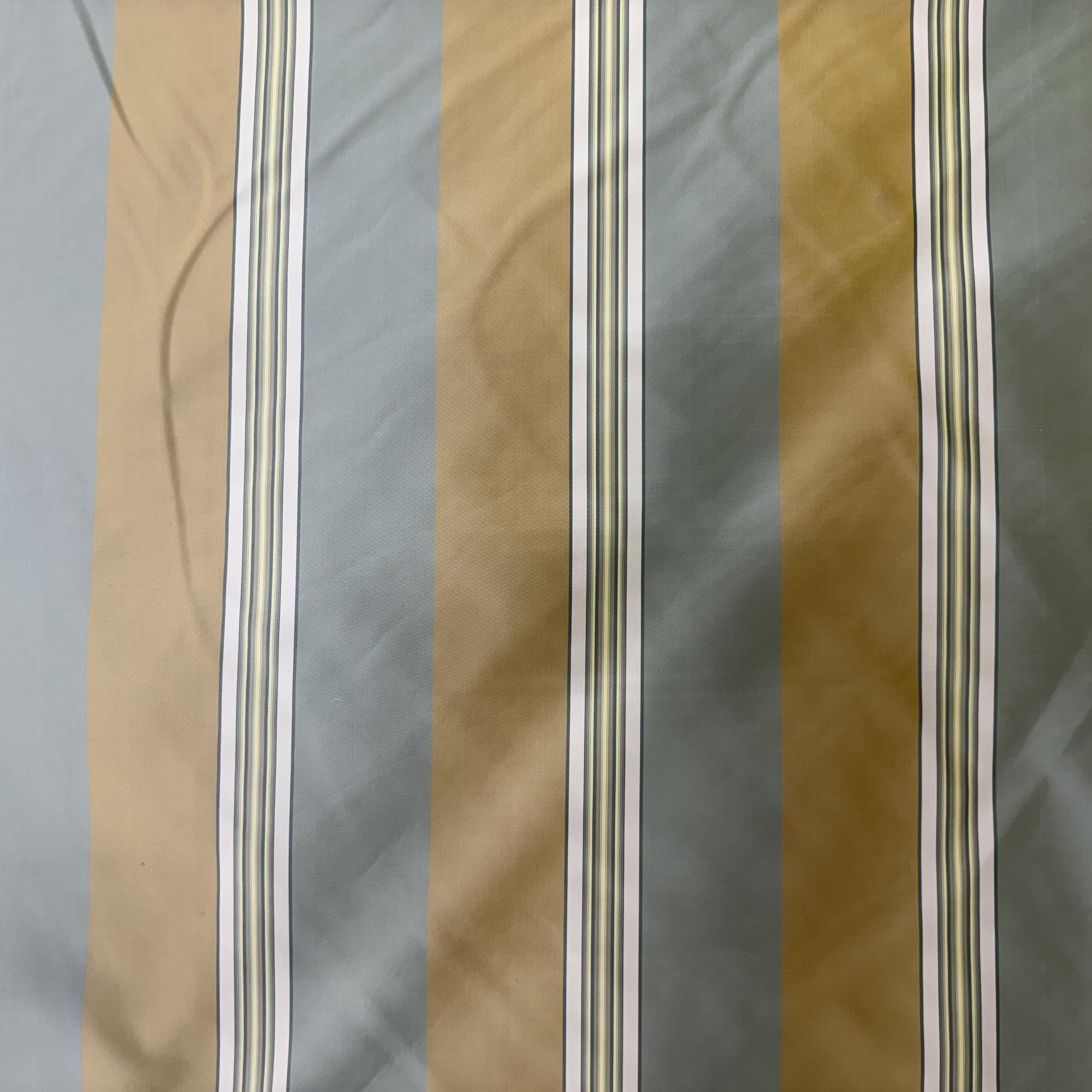 Marvi Fabric in color Marine is a Multi-Colored Stripe Silk Fabric pattern god for Drapery & Curtain Fabric