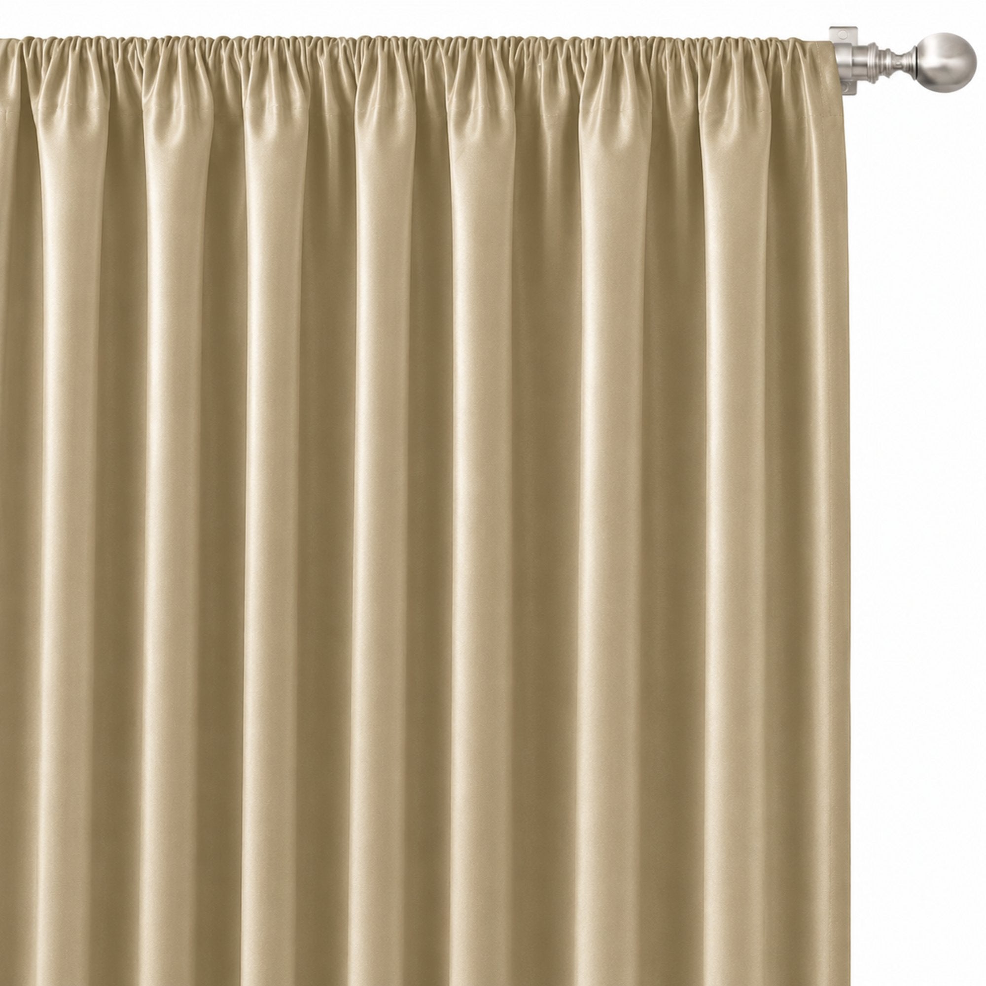 Mason Fabric | Double Width Solid Satin Faux Silk Fabric | Drapery & Curtain Fabric and Table Linen Fabric