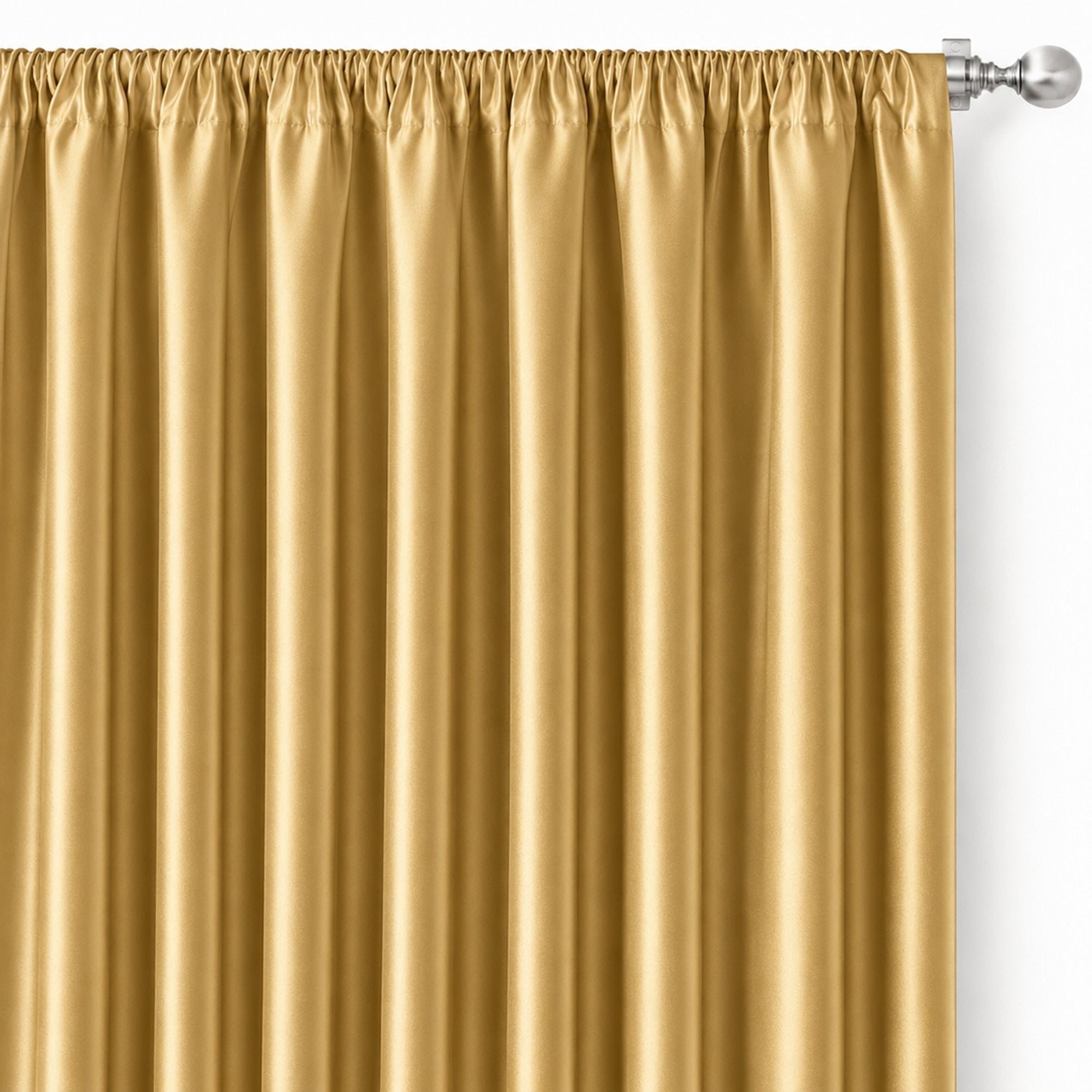 Mason Fabric | Double Width Solid Satin Faux Silk Fabric | Drapery & Curtain Fabric and Table Linen Fabric