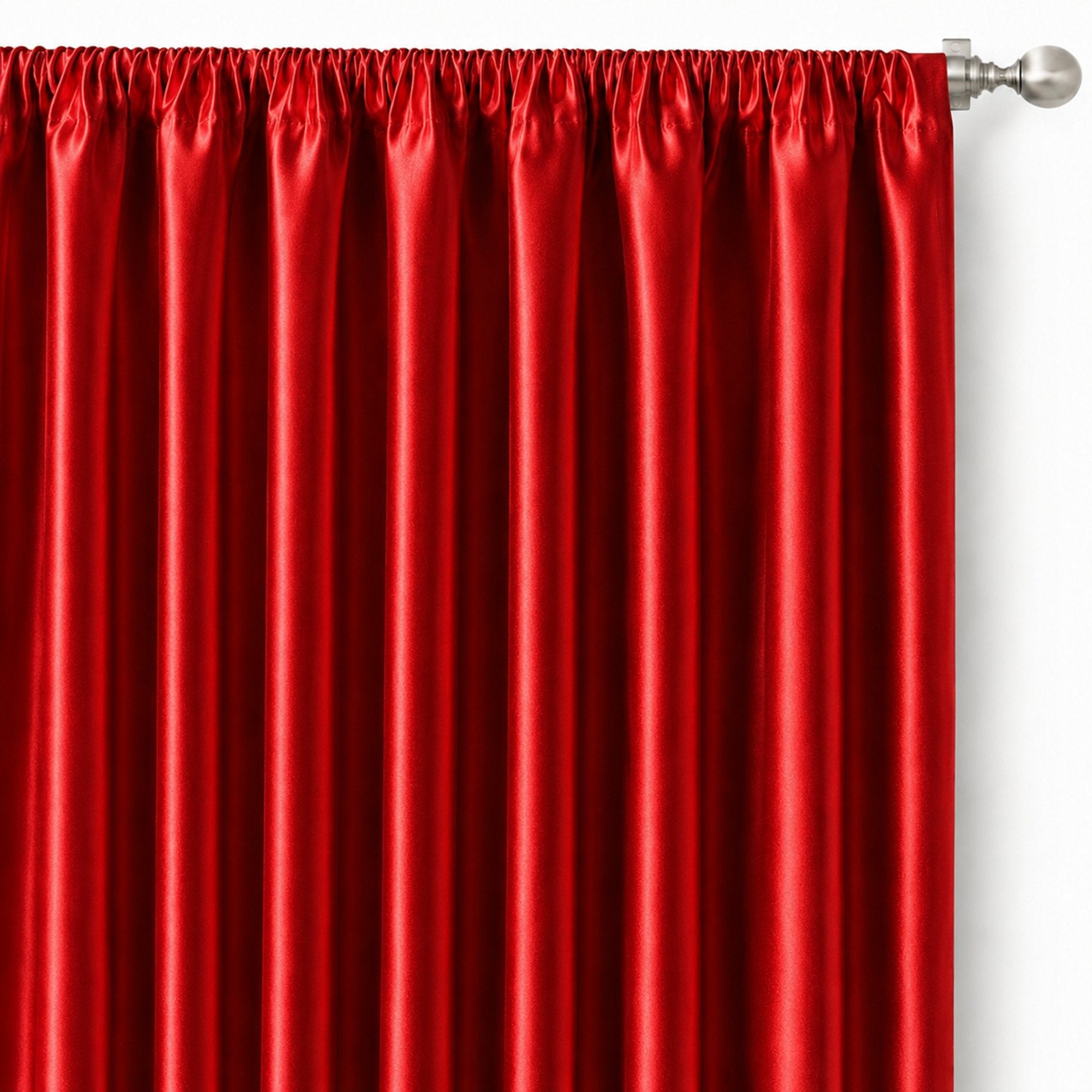 Mason Fabric | Double Width Solid Satin Faux Silk Fabric | Drapery & Curtain Fabric and Table Linen Fabric