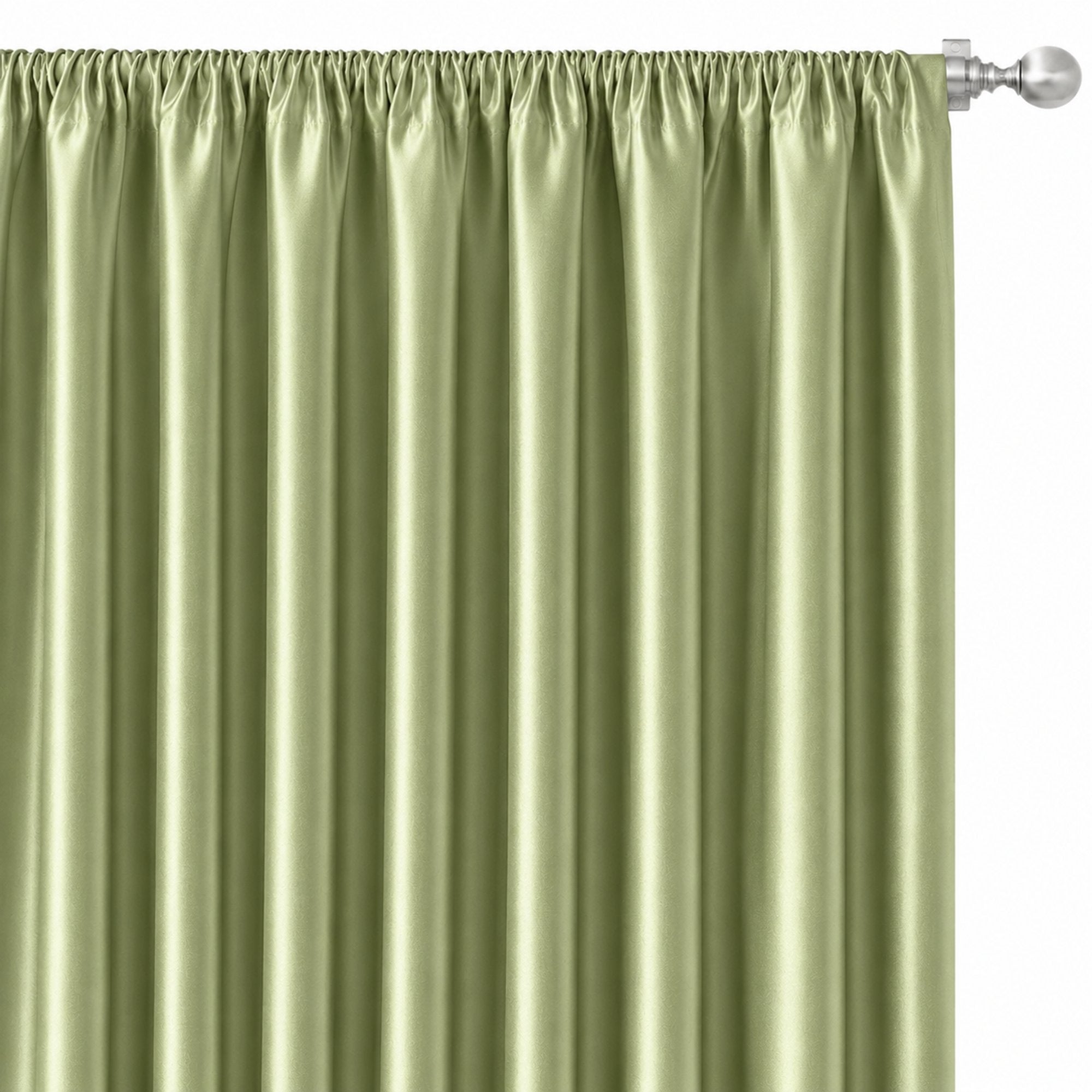 Mason Fabric | Double Width Solid Satin Faux Silk Fabric | Drapery & Curtain Fabric and Table Linen Fabric