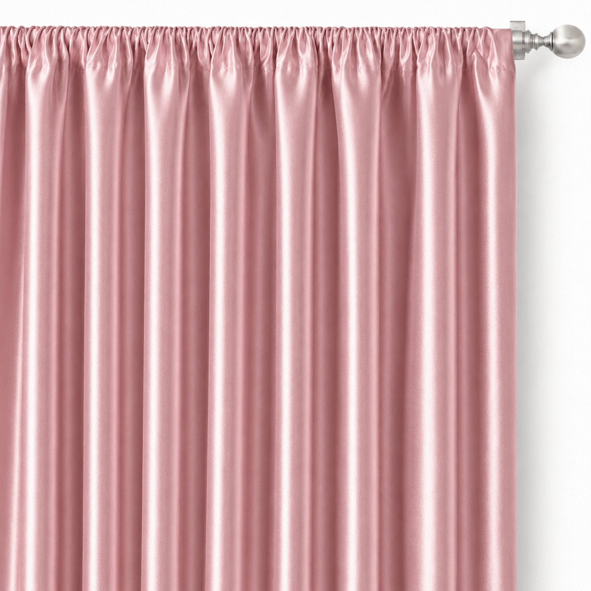 Mason Fabric | Double Width Solid Satin Faux Silk Fabric | Drapery & Curtain Fabric and Table Linen Fabric