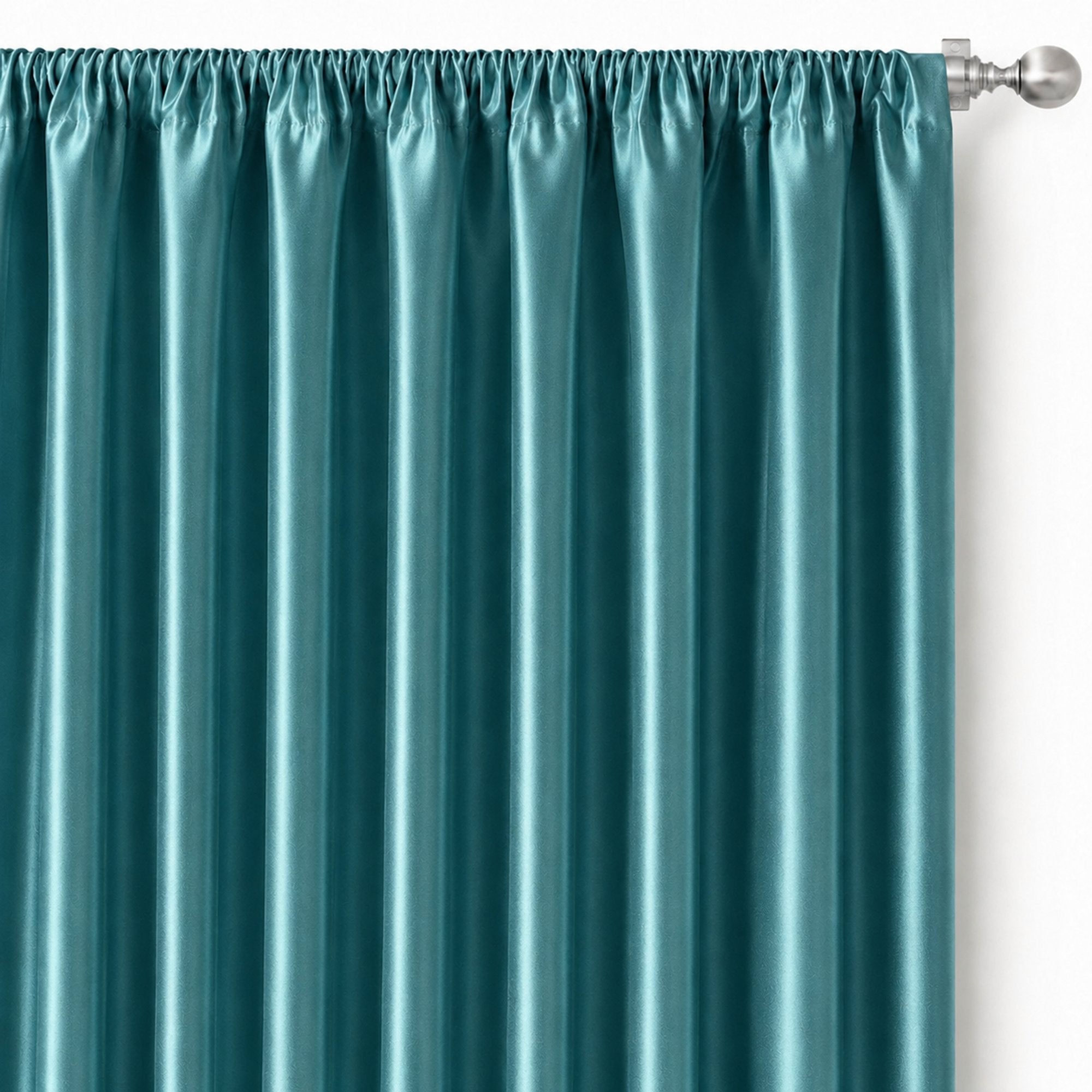 Mason Fabric | Double Width Solid Satin Faux Silk Fabric | Drapery & Curtain Fabric and Table Linen Fabric