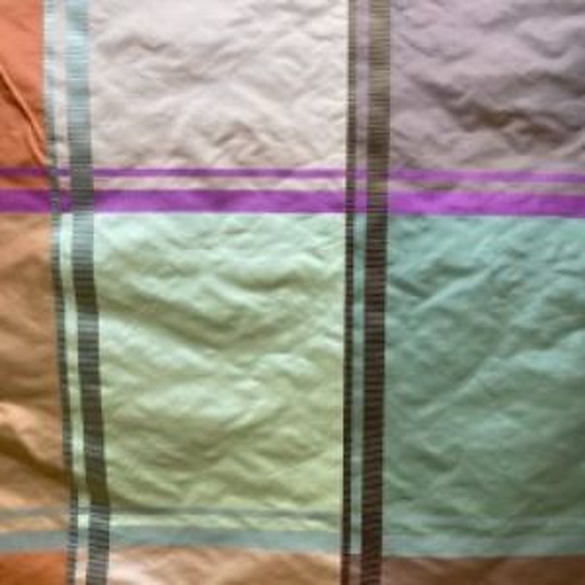 Milano Fabric in color Passion is a Multi-Colored Stripe Silk Fabric pattern good for Drapery & Curtain Fabric