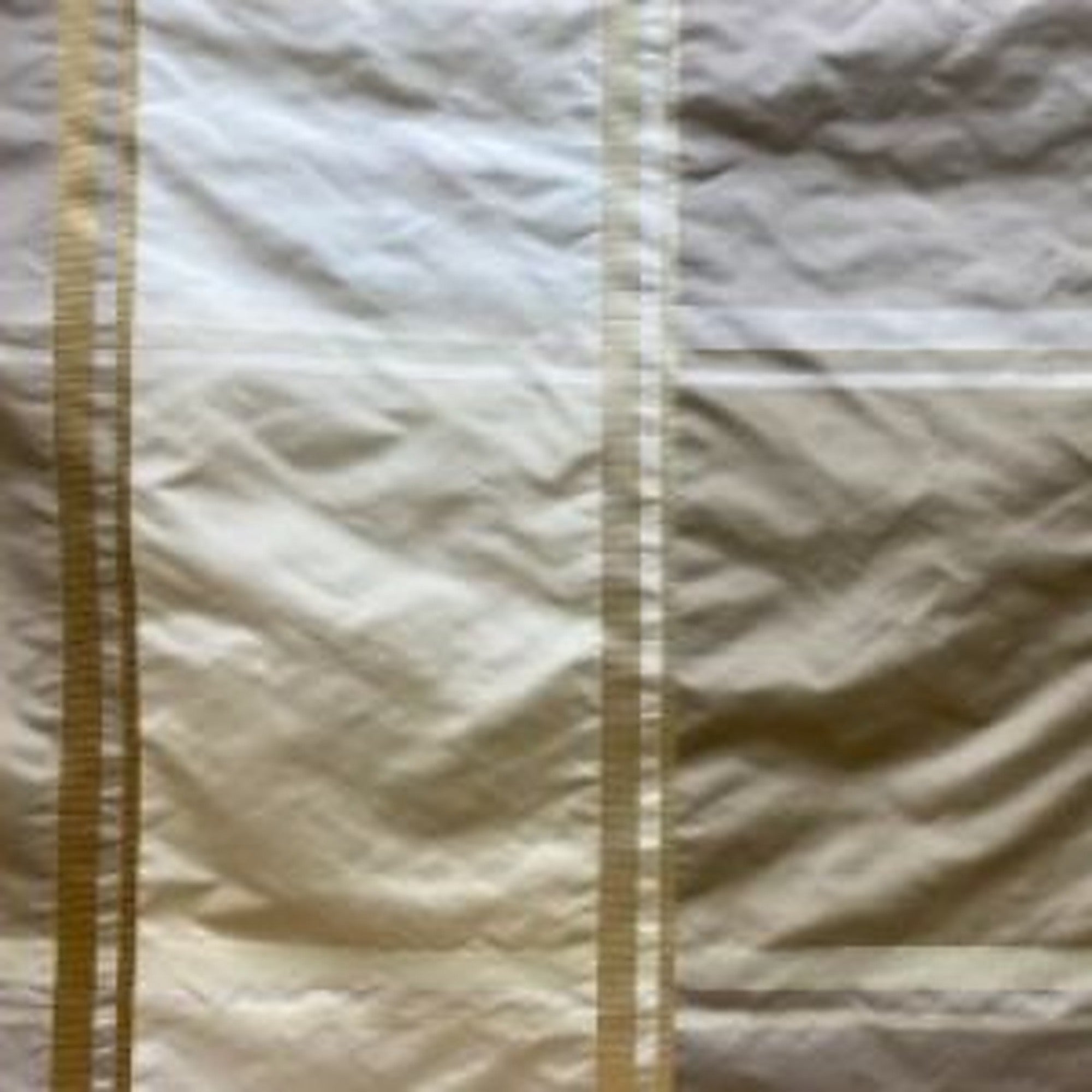 Milano Fabric in color Vanilla is a Multi-Colored Stripe Silk Fabric pattern good for Drapery & Curtain Fabric