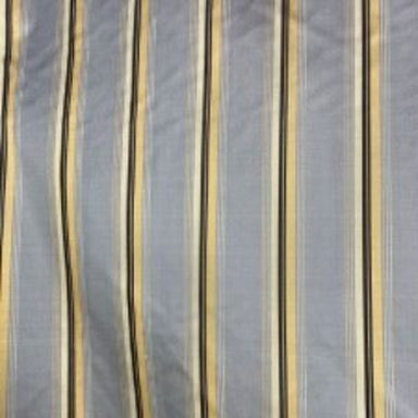 Ofira Fabric in color Blue is a Multi-Colored Stripe Silk Fabric pattern good for Drapery & Curtain Fabric