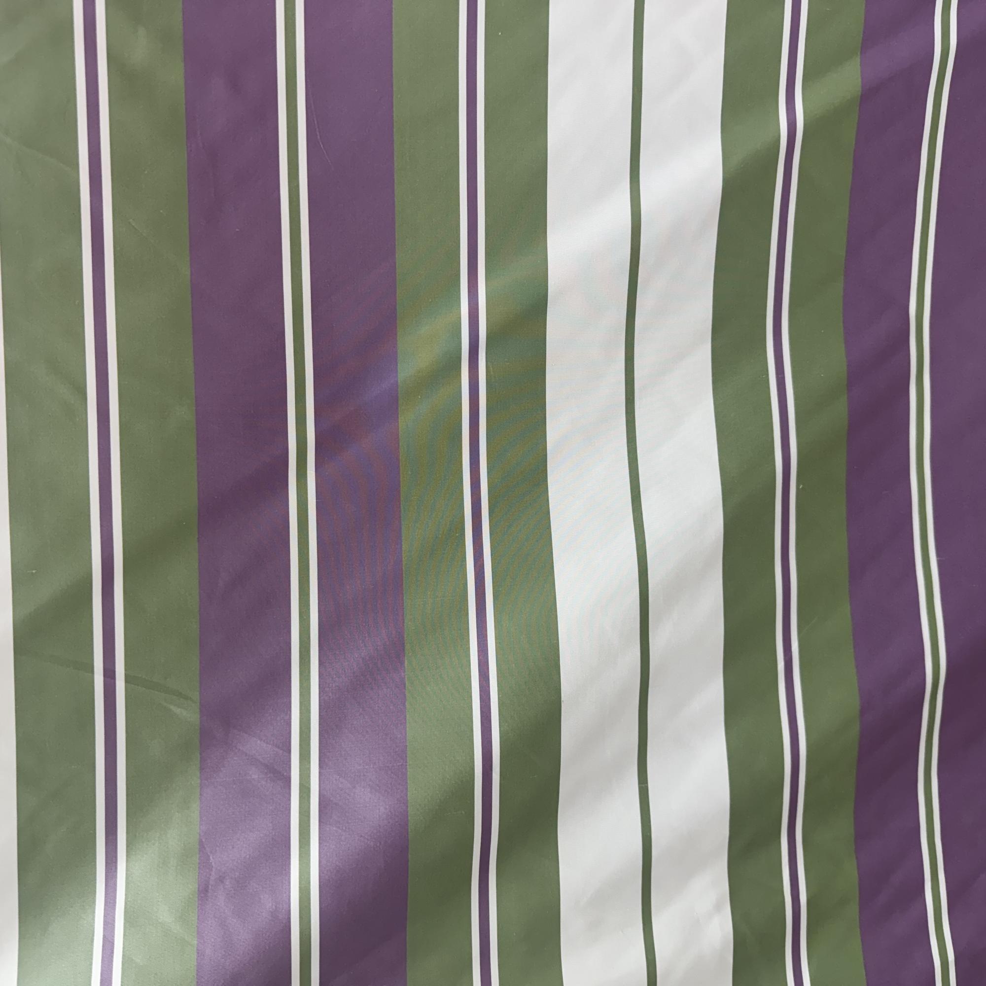 Oneida Fabric in color Mulberry is a Multi-Colored Stripe Silk Fabric pattern good for Drapery & Curtain Fabric