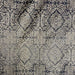 Opulent Fabric in color Black is a Floral Geometric Silk Fabric pattern good for Drapery & Curtain Fabric
