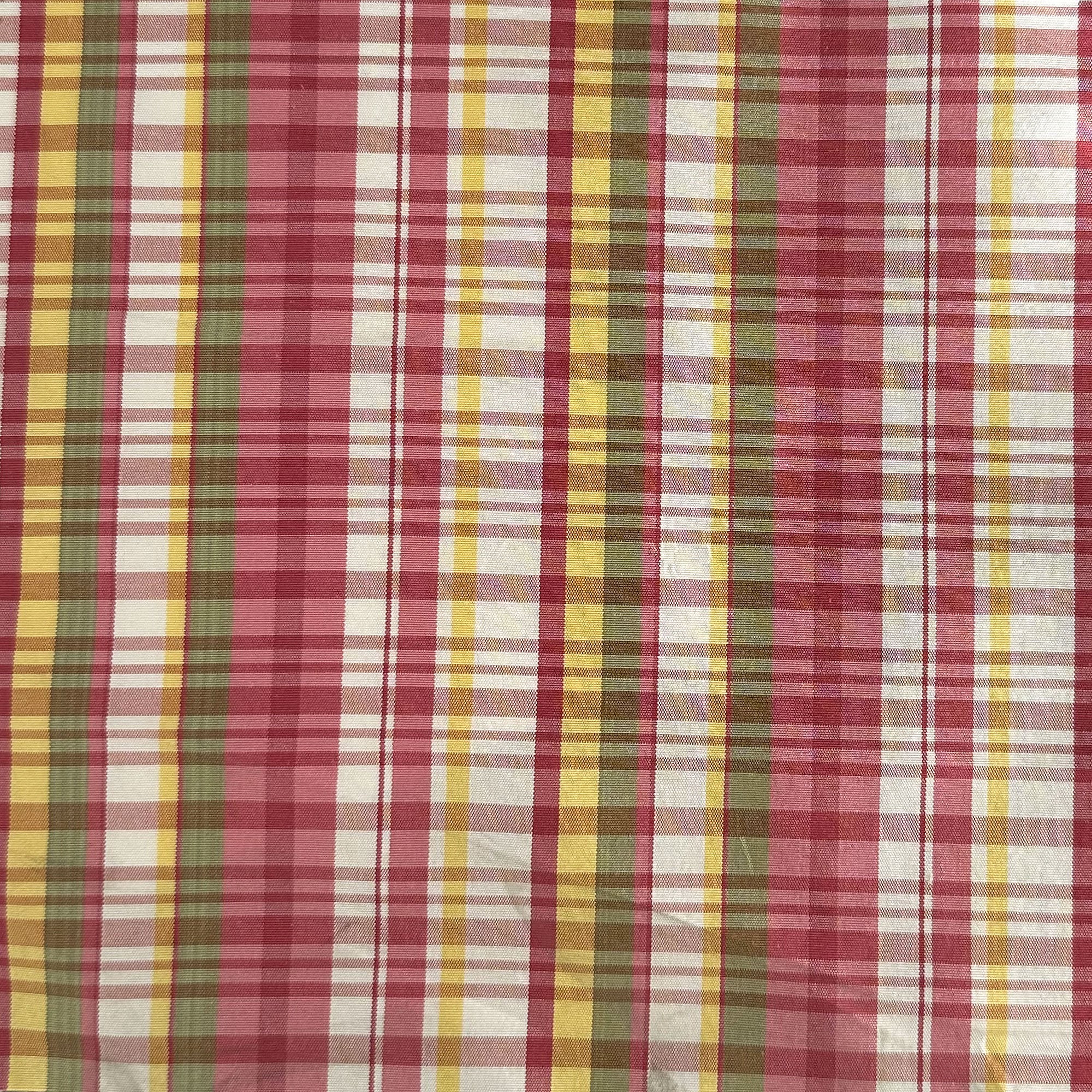 Ordell Fabric | Multi-Colored Stripe Silk Fabric | Drapery & Curtain Fabric