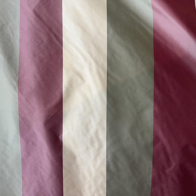 Otter Fabric in color Holly is a Multi-Colored Wide Stripe Silk Fabric pattern good for Drapery & Curtain 