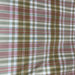 Owen Fabric in color Green/Rose is a Striped Square Geometric Silk Fabric pattern good for Drapery & Curtain Fabric