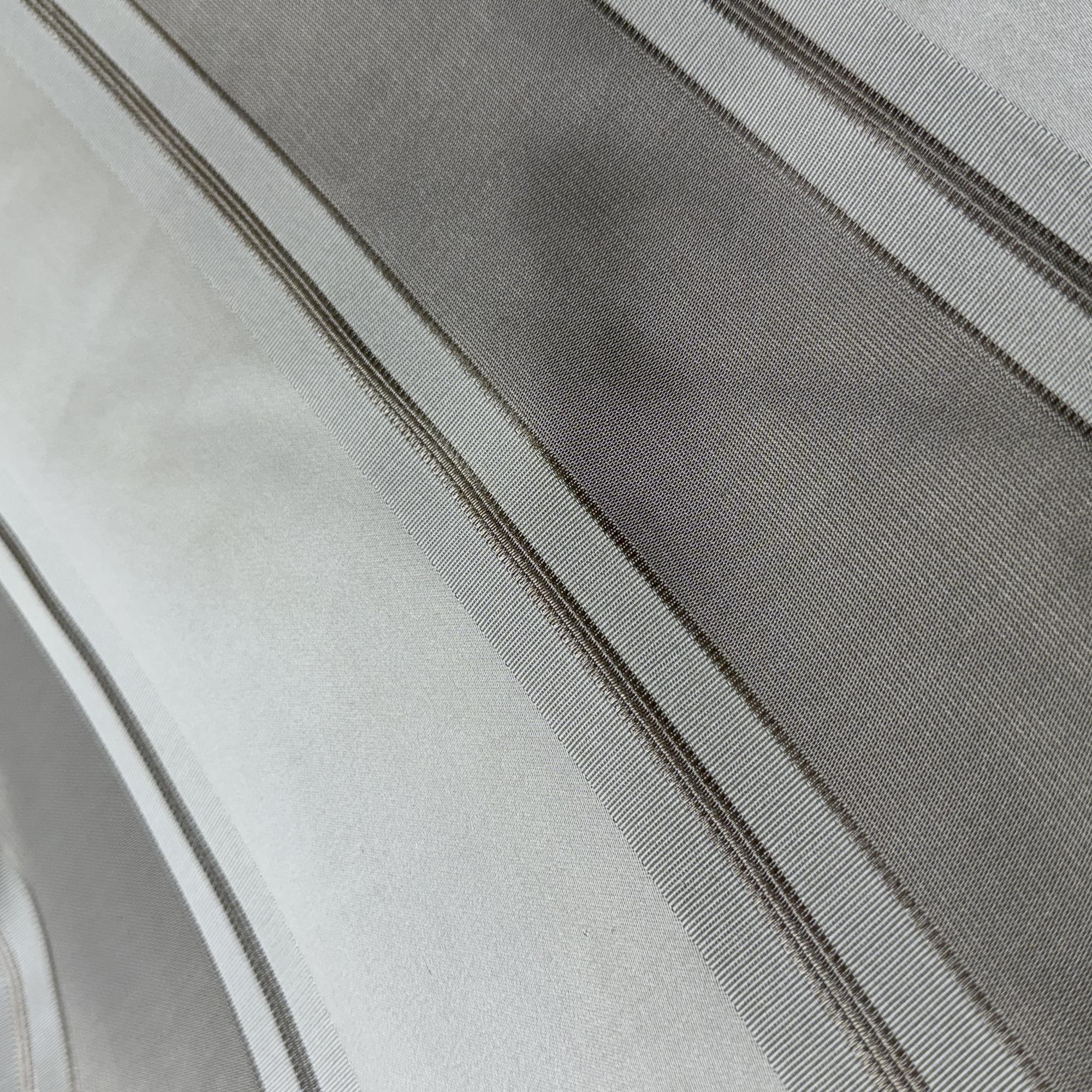 Paladio Fabric in color Driftwood is a Two-Toned Stripe Silk Fabric that is good for Drapery & Curtain Fabric