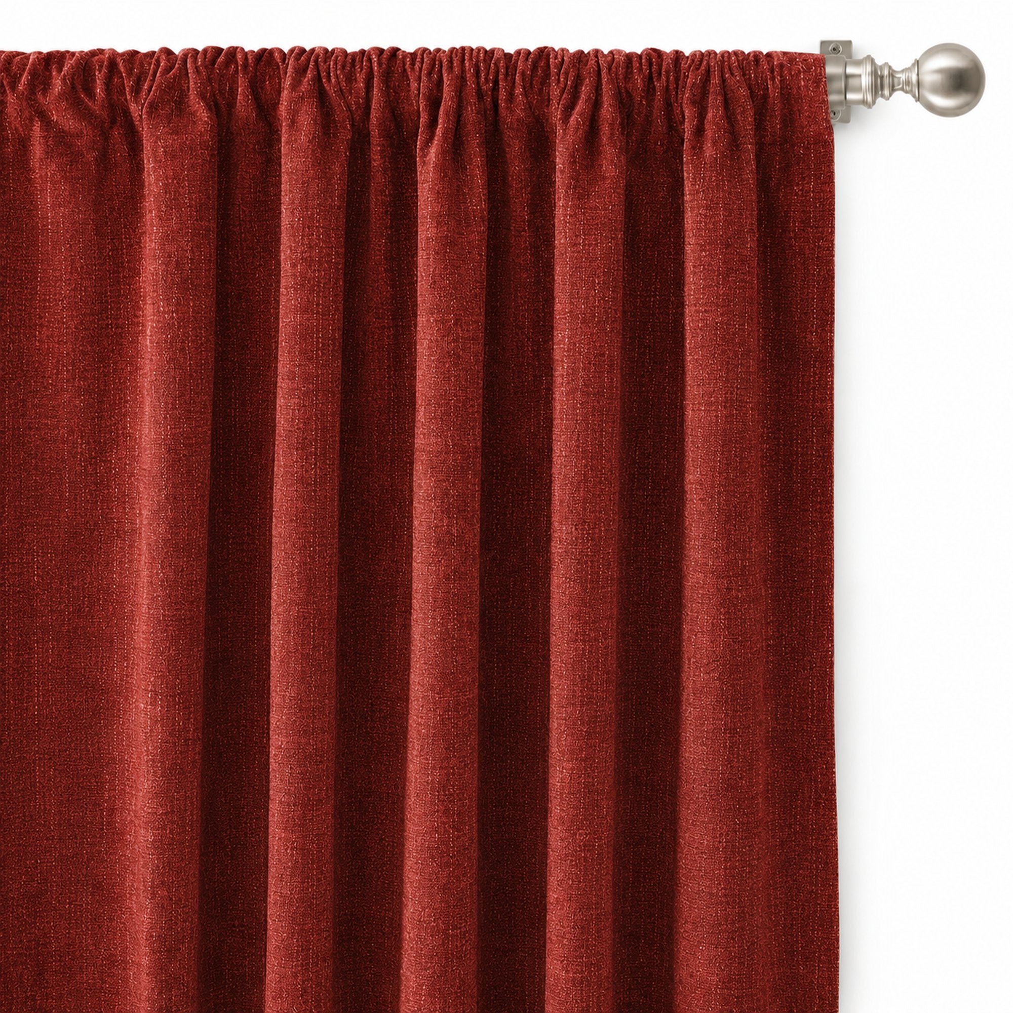 Pandora Fabric in color Cranberry made as a drapery is a Solid Textured Metallic Linen Look Fabric that is good for Drapery & Curtain Fabric and Upholstery Fabric