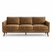 Pandora Fabric in color Stone made on a sofa is a Solid Textured Metallic Linen Look Fabric that is good for Drapery & Curtain Fabric and Upholstery Fabric