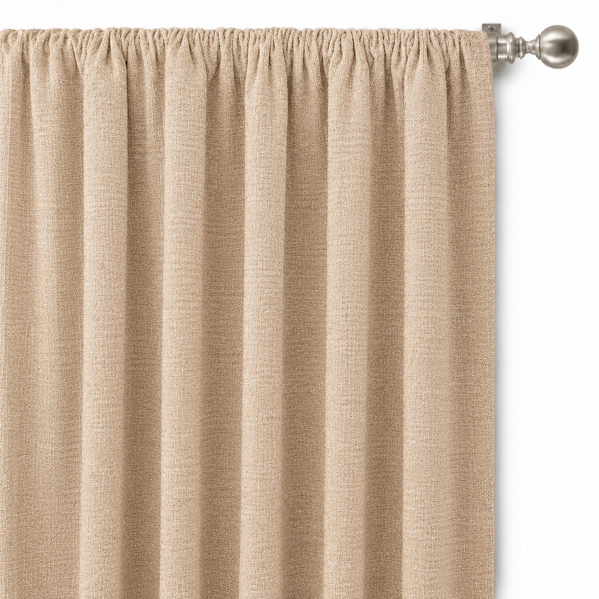 Pandora Fabric in color Rose made as a drapery is a Solid Textured Metallic Linen Look Fabric that is good for Drapery & Curtain Fabric and Upholstery Fabric