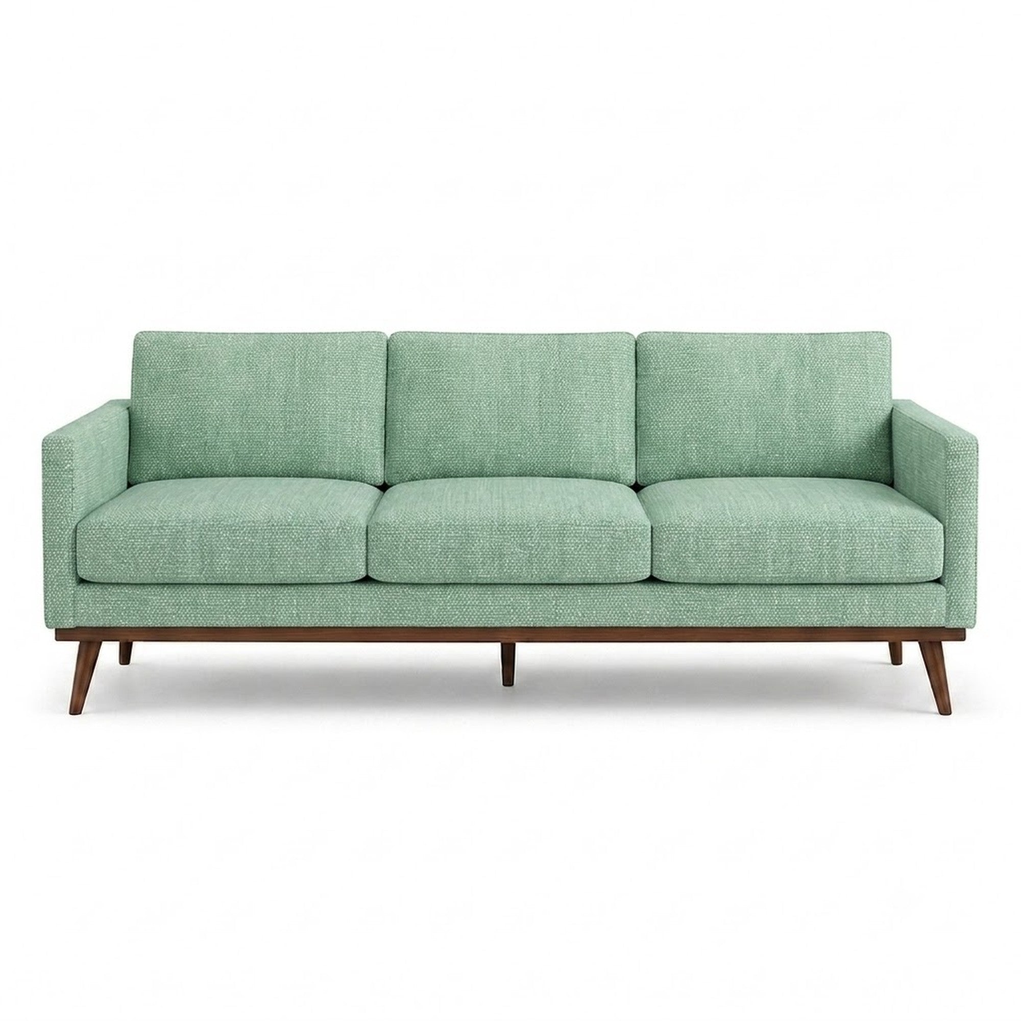 Pandora Fabric in color Seamist made on a sofa is a Solid Textured Metallic Linen Look Fabric that is good for Drapery & Curtain Fabric and Upholstery Fabric