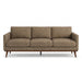 Pandora Fabric in color Beige made on a sofa is a Solid Textured Metallic Linen Look Fabric that is good for Drapery & Curtain Fabric and Upholstery Fabric