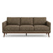 Pandora Fabric in color Latte made on a sofa is a Solid Textured Metallic Linen Look Fabric that is good for Drapery & Curtain Fabric and Upholstery Fabric