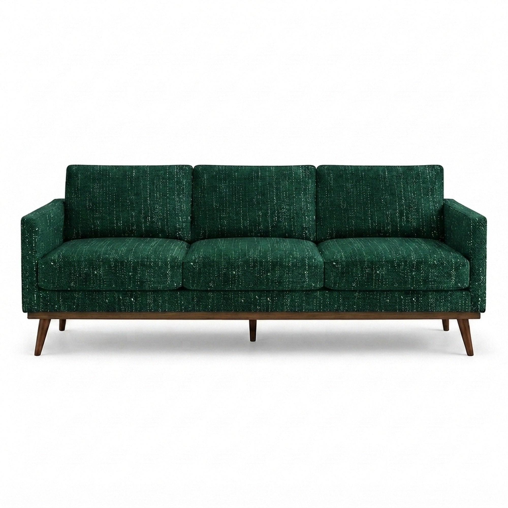 Pandora Fabric in color Jade made on a sofa is a Solid Textured Metallic Linen Look Fabric that is good for Drapery & Curtain Fabric and Upholstery Fabric