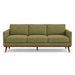 Pandora Fabric in color Champagne made on a sofa is a Solid Textured Metallic Linen Look Fabric that is good for Drapery & Curtain Fabric and Upholstery Fabric
