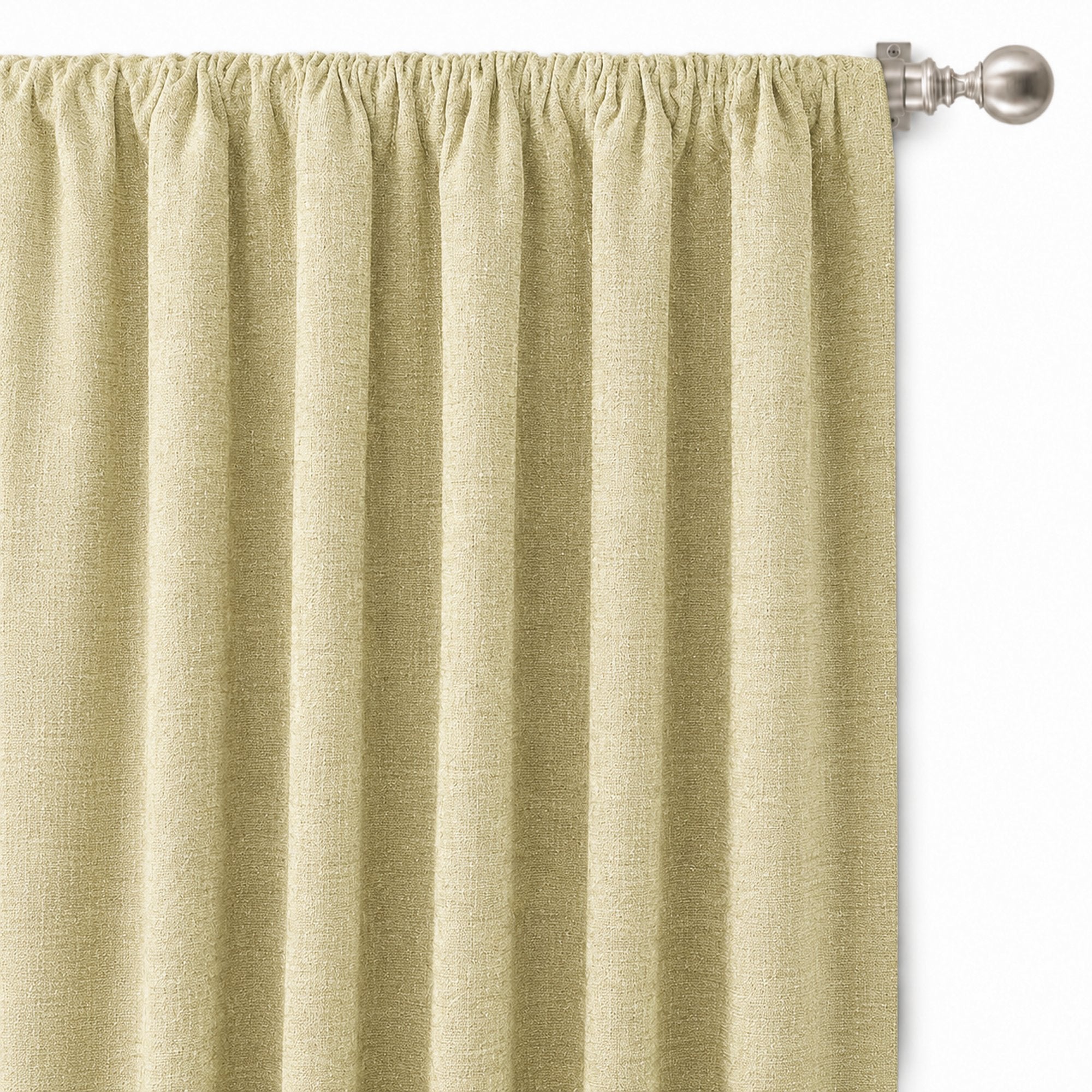 Pandora Fabric in color Honey made as a drapery is a Solid Textured Metallic Linen Look Fabric that is good for Drapery & Curtain Fabric and Upholstery Fabric
