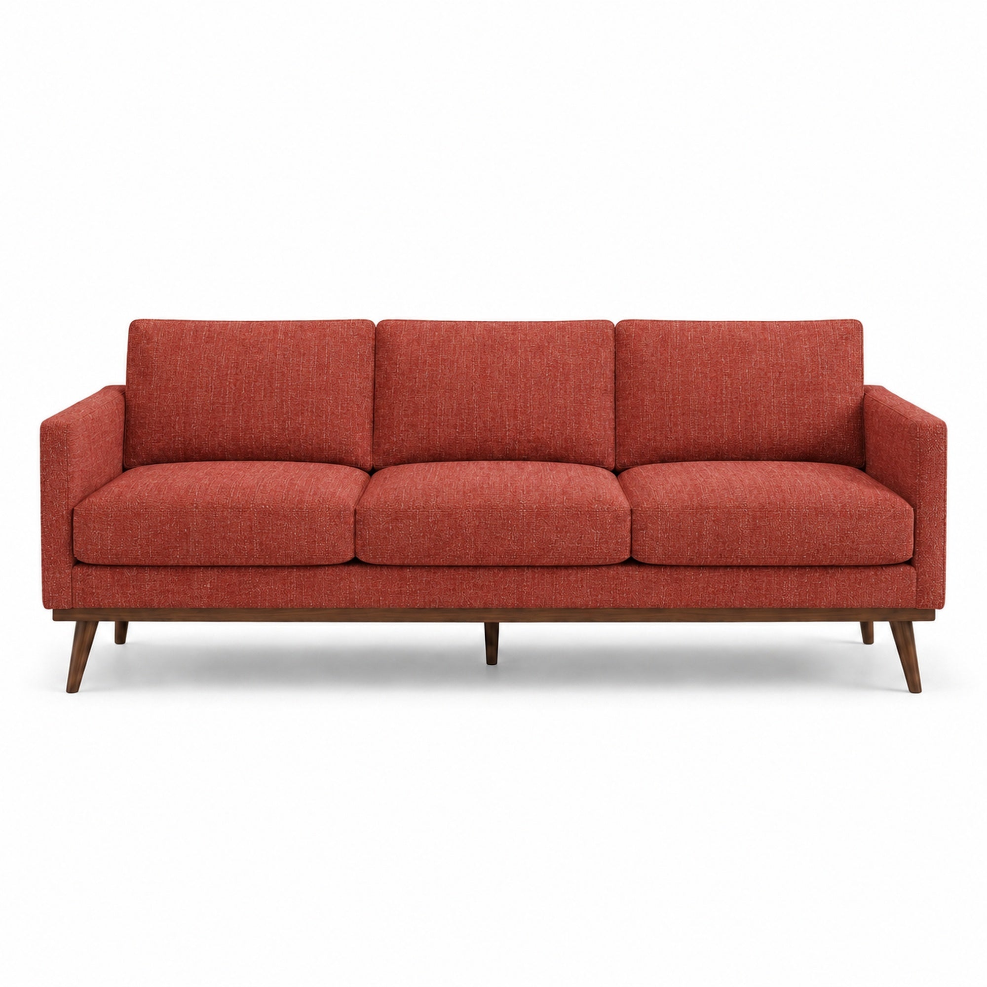 Pandora Fabric in color Marsala made on a sofa is a Solid Textured Metallic Linen Look Fabric that is good for Drapery & Curtain Fabric and Upholstery Fabric